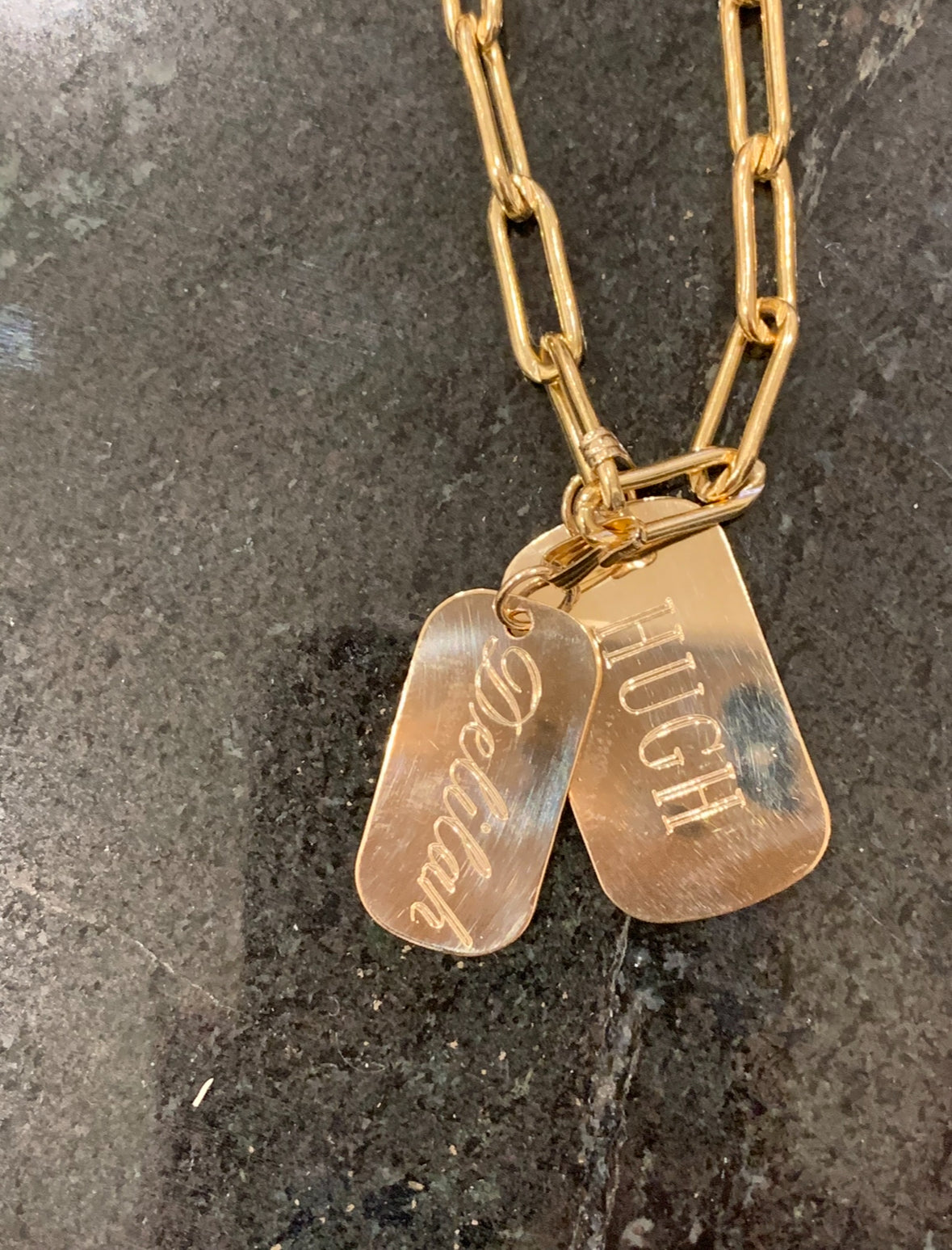 Personalized Dog Tag Charm